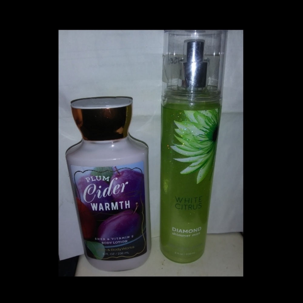 Body mist and lotion